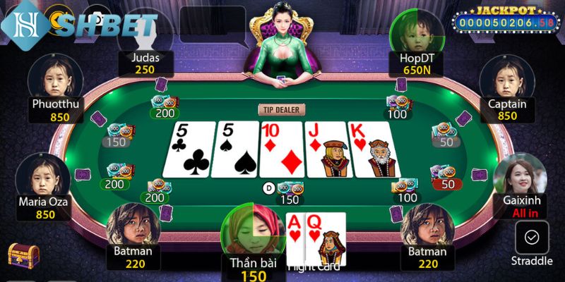 Kho game bài cực hot có mặt tại nhà cái SHBET